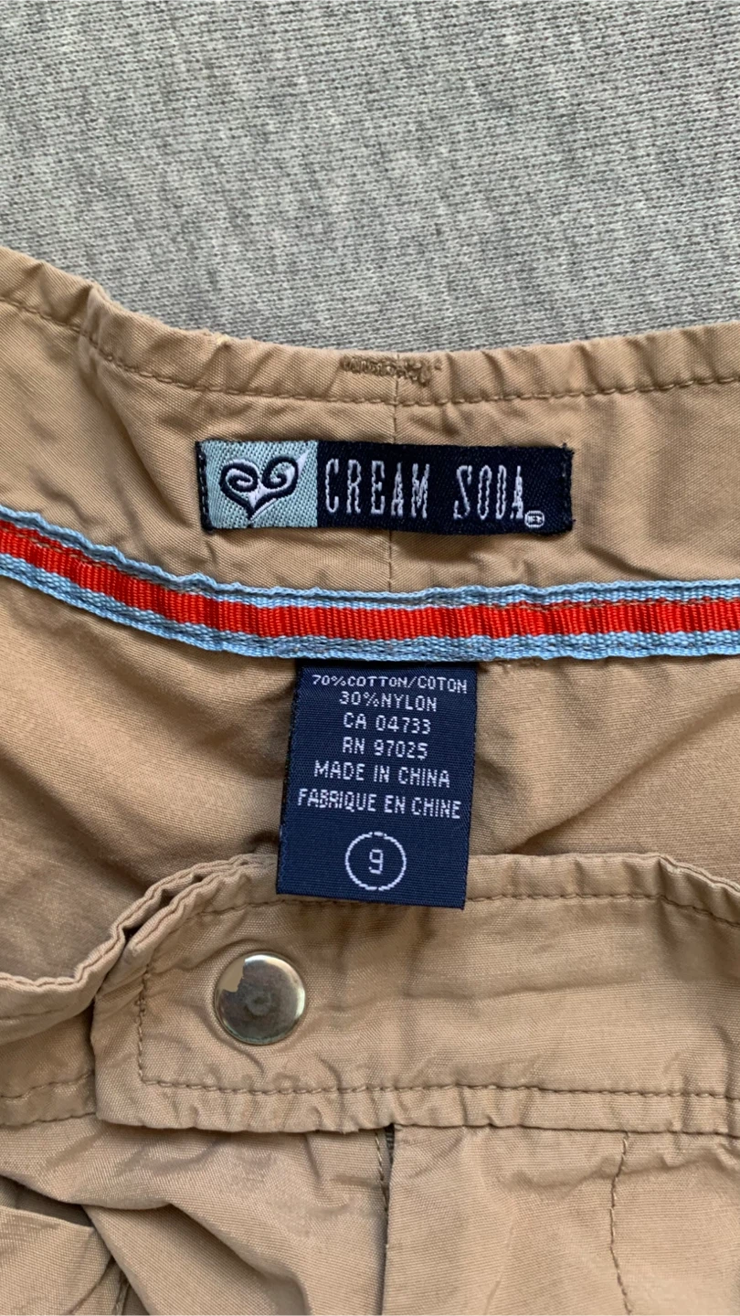 Cream Soda Brand Khaki Shorts - Size 9 - photo 3
