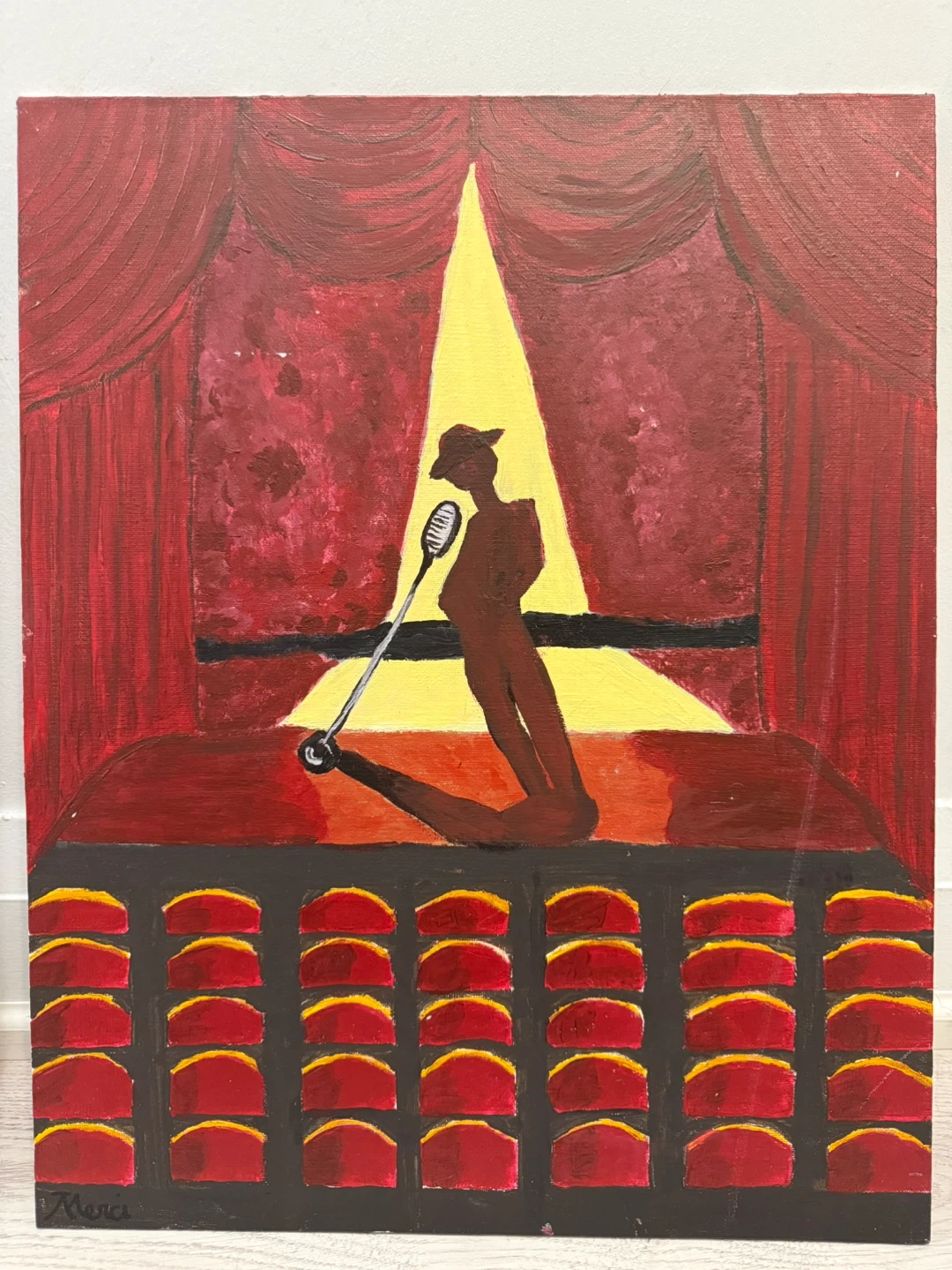 My Way – Original Acrylic Painting on Canvas Board,