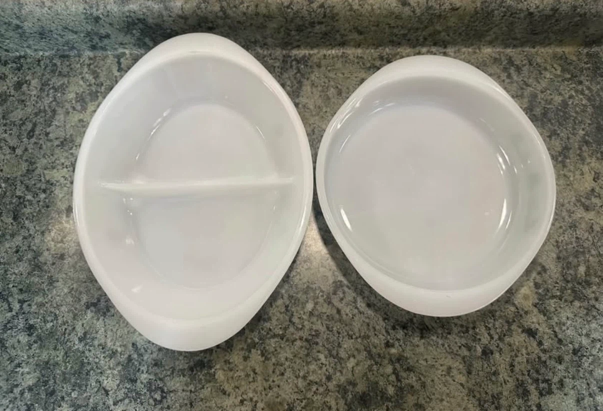 Glasbake Green Daisy Casserole Dishes - photo 4