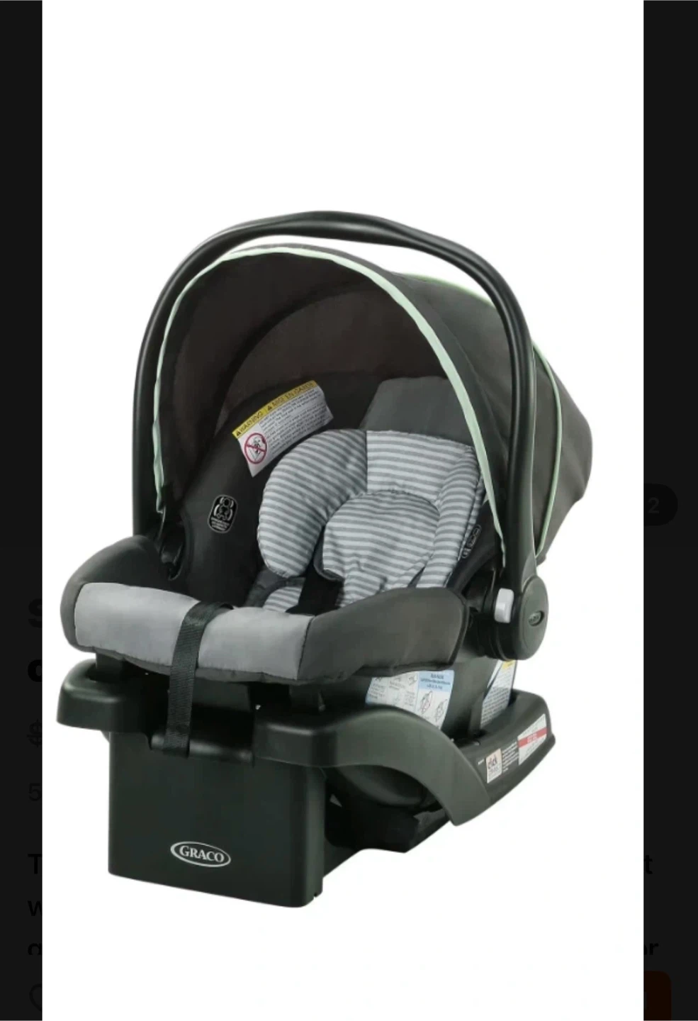 Graco Infant Car Seat with Base