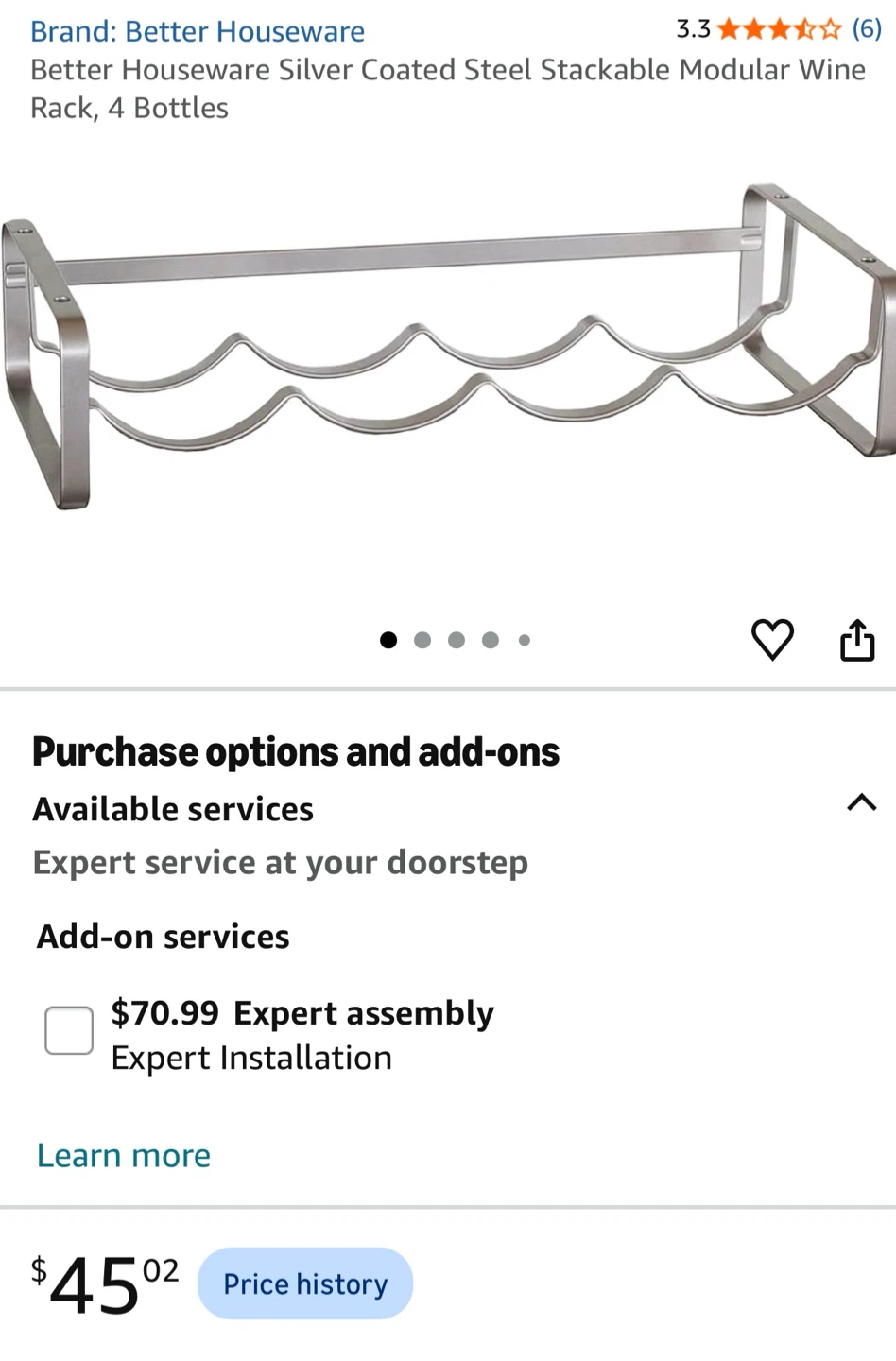 Better Houseware Stackable Wine Rack - photo 3