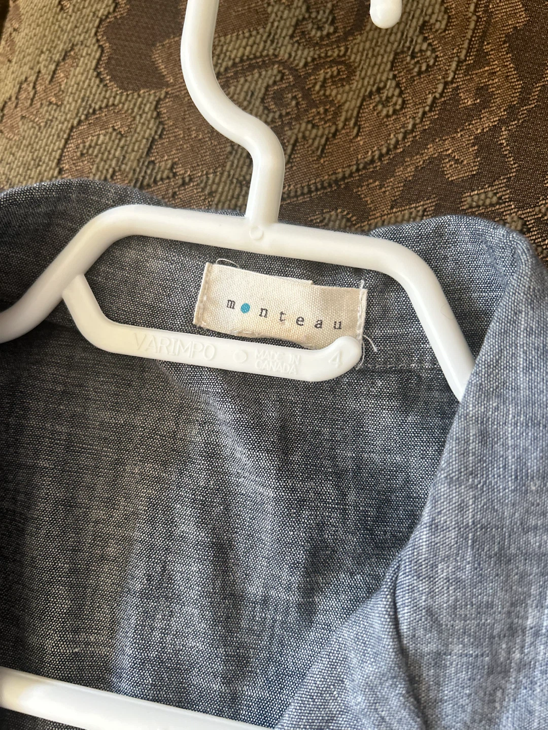 Monteau Grey Shirt Dress - Medium - photo 3