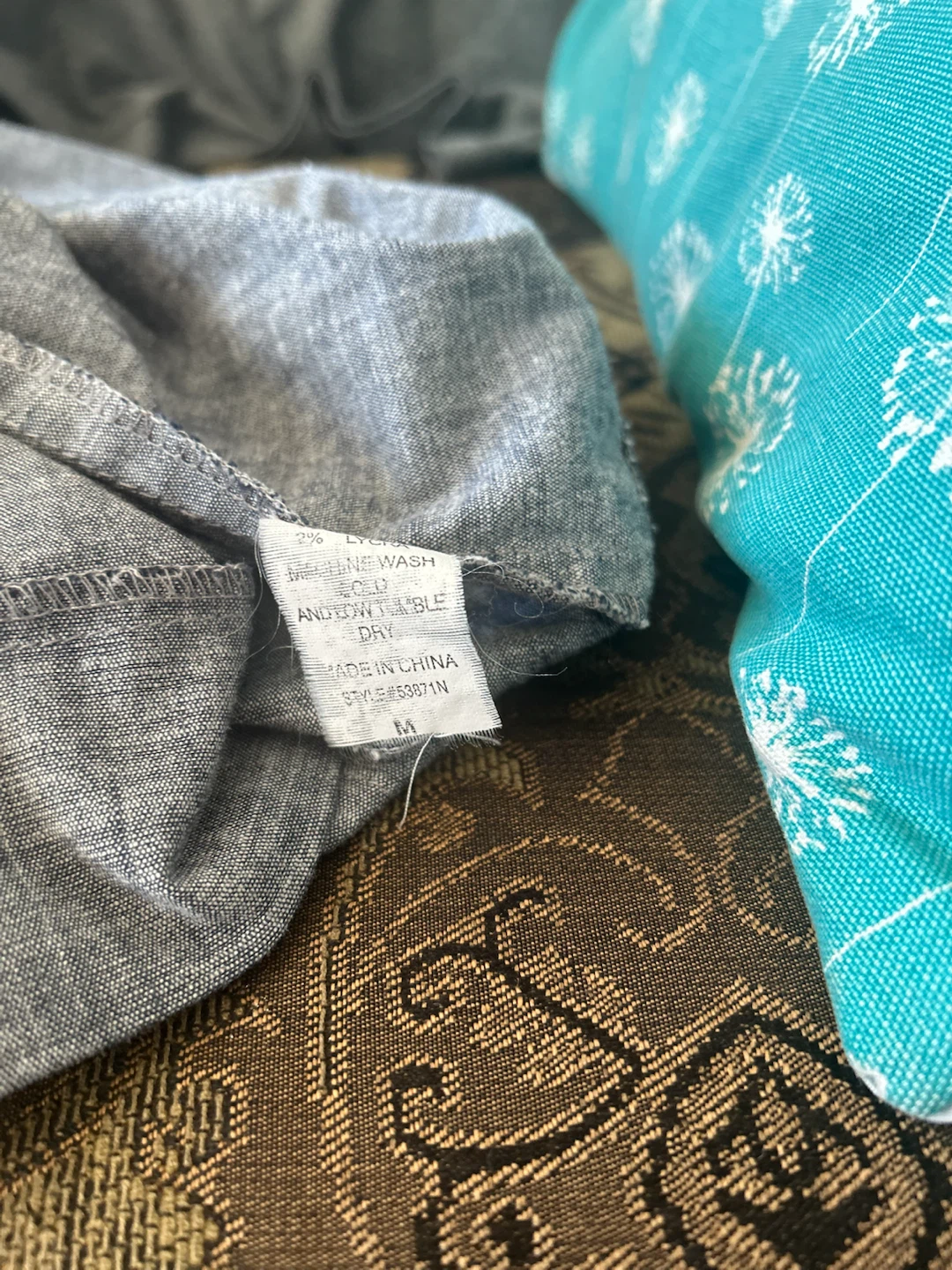 Monteau Grey Shirt Dress - Medium - photo 4