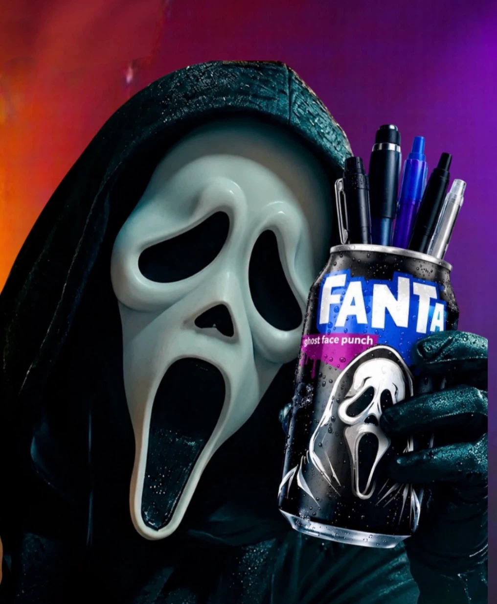 Fanta Ghost Face Punch Can Desk Organizer - photo 2