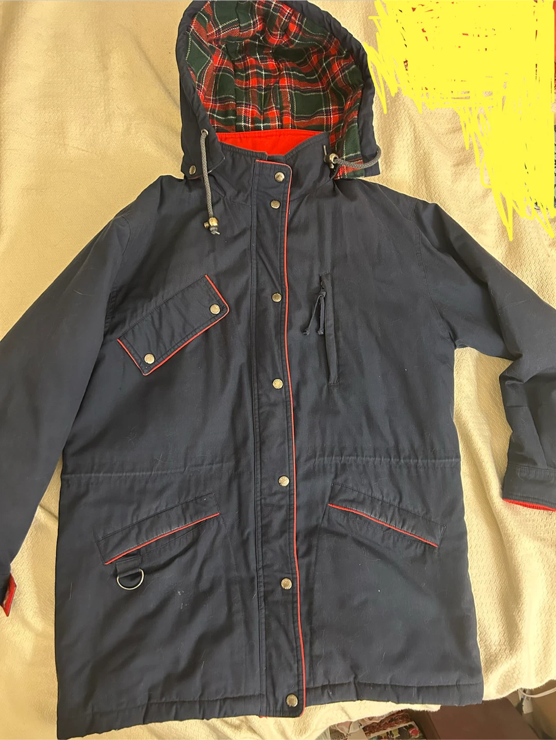 Vintage Cabin Creek Hooded Jacket - (Size Small 4/6)