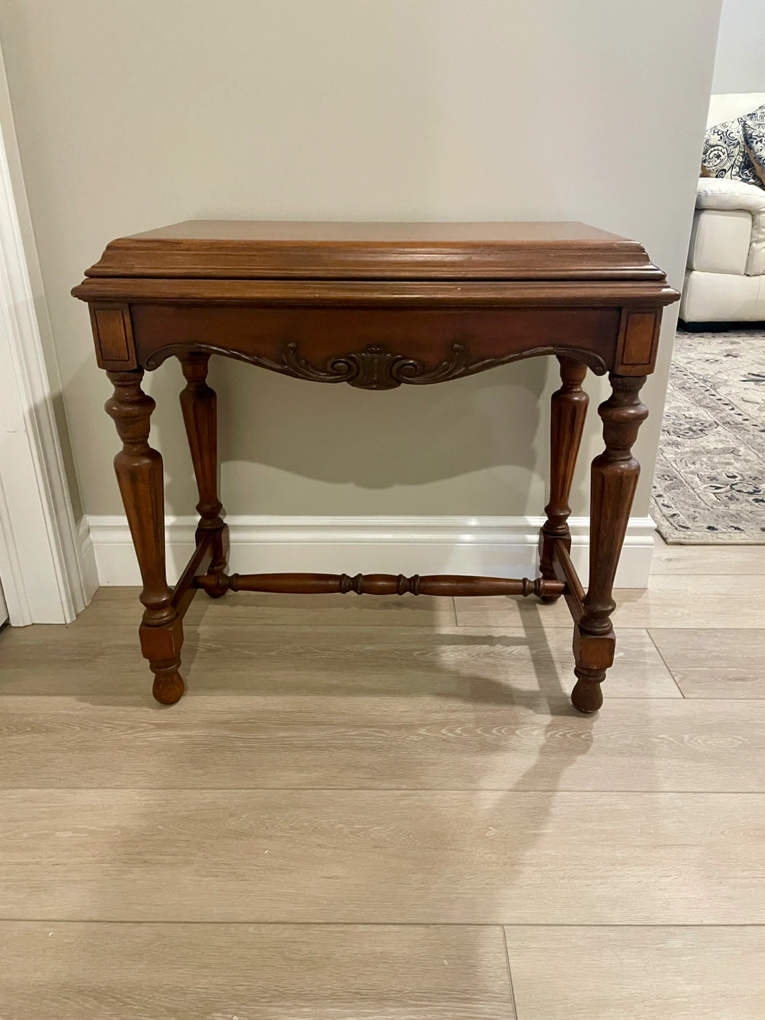 Vintage Solid Wood Side Table