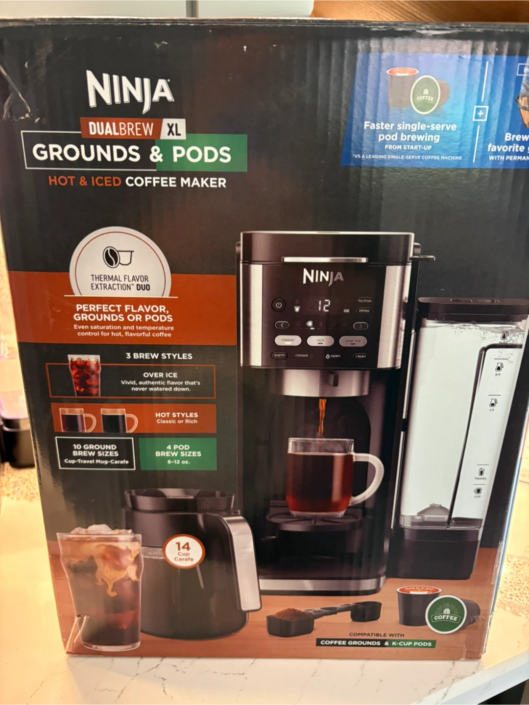 Ninja DualBrew XL Grounds & Pods Coffee Maker