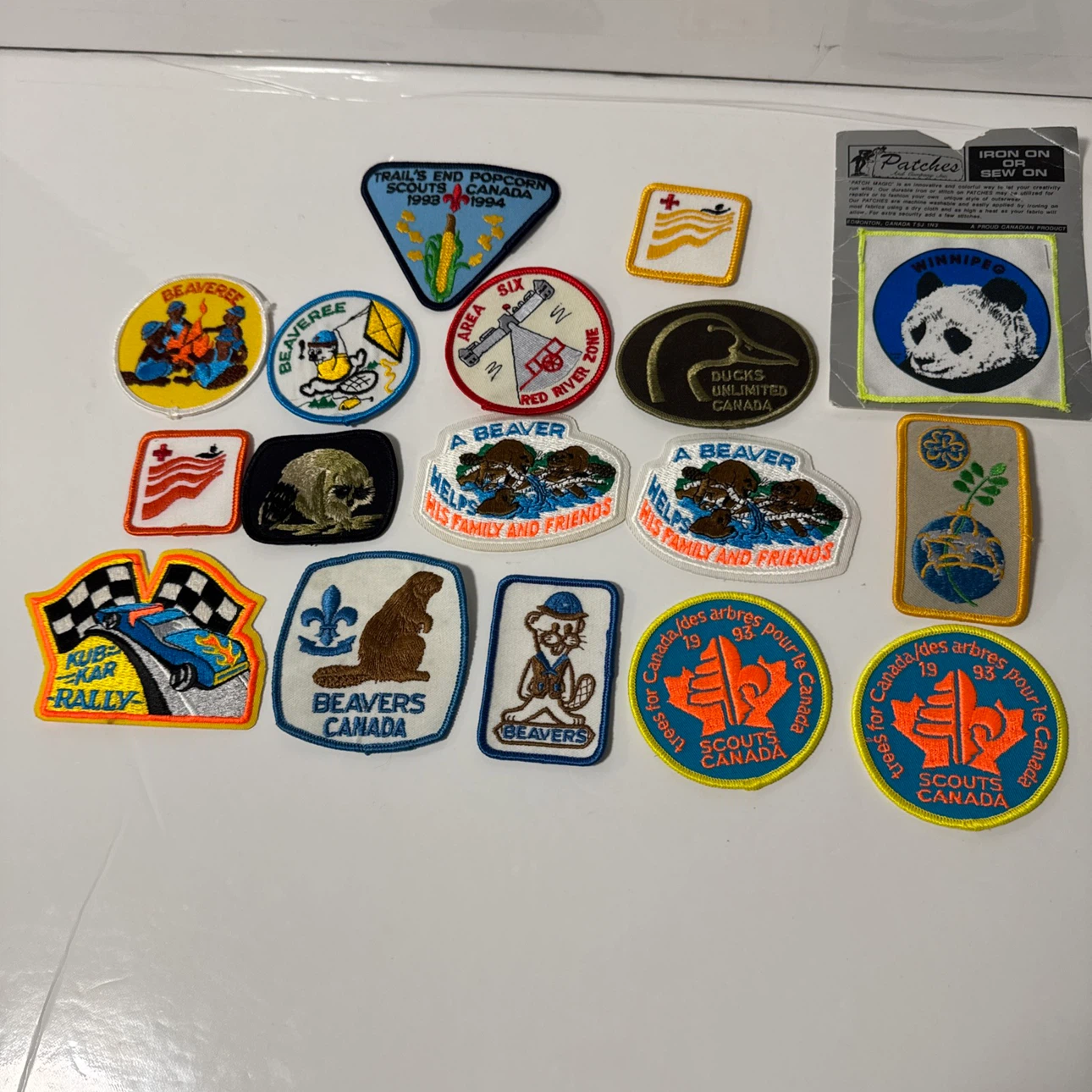 17 pcs Assorted Canadian Vintage Scouting and Nature Patches