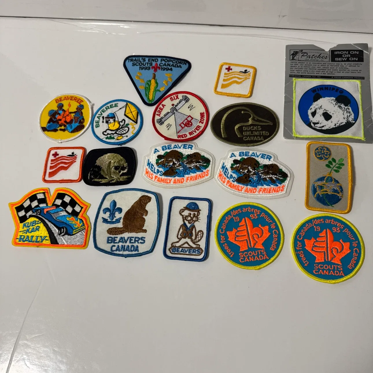 17 pcs Assorted Canadian Vintage Scouting and Nature Patches