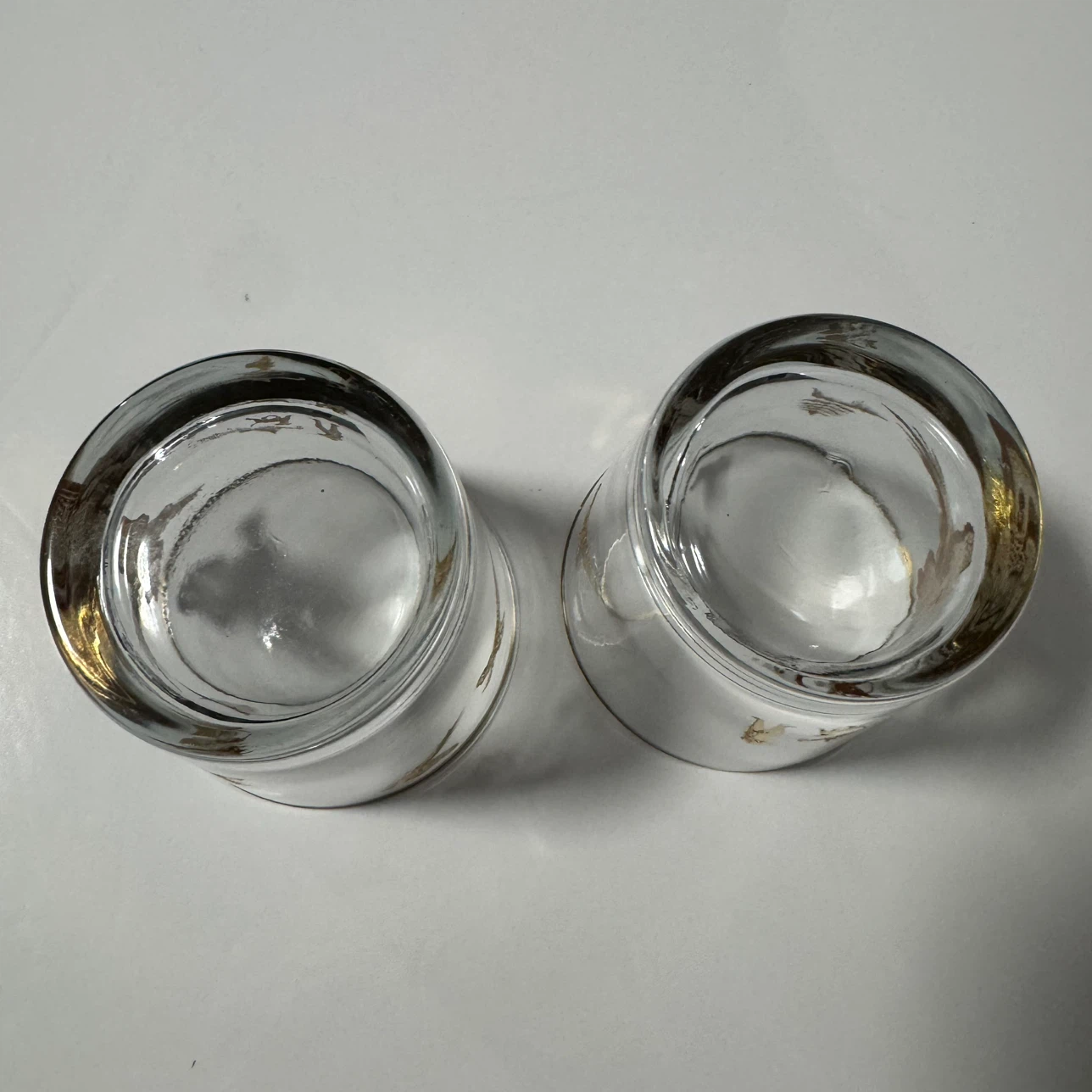 VTG MCM Gold Pheasant Lowball Rocks Glass Hunt Scene Barware - photo 4