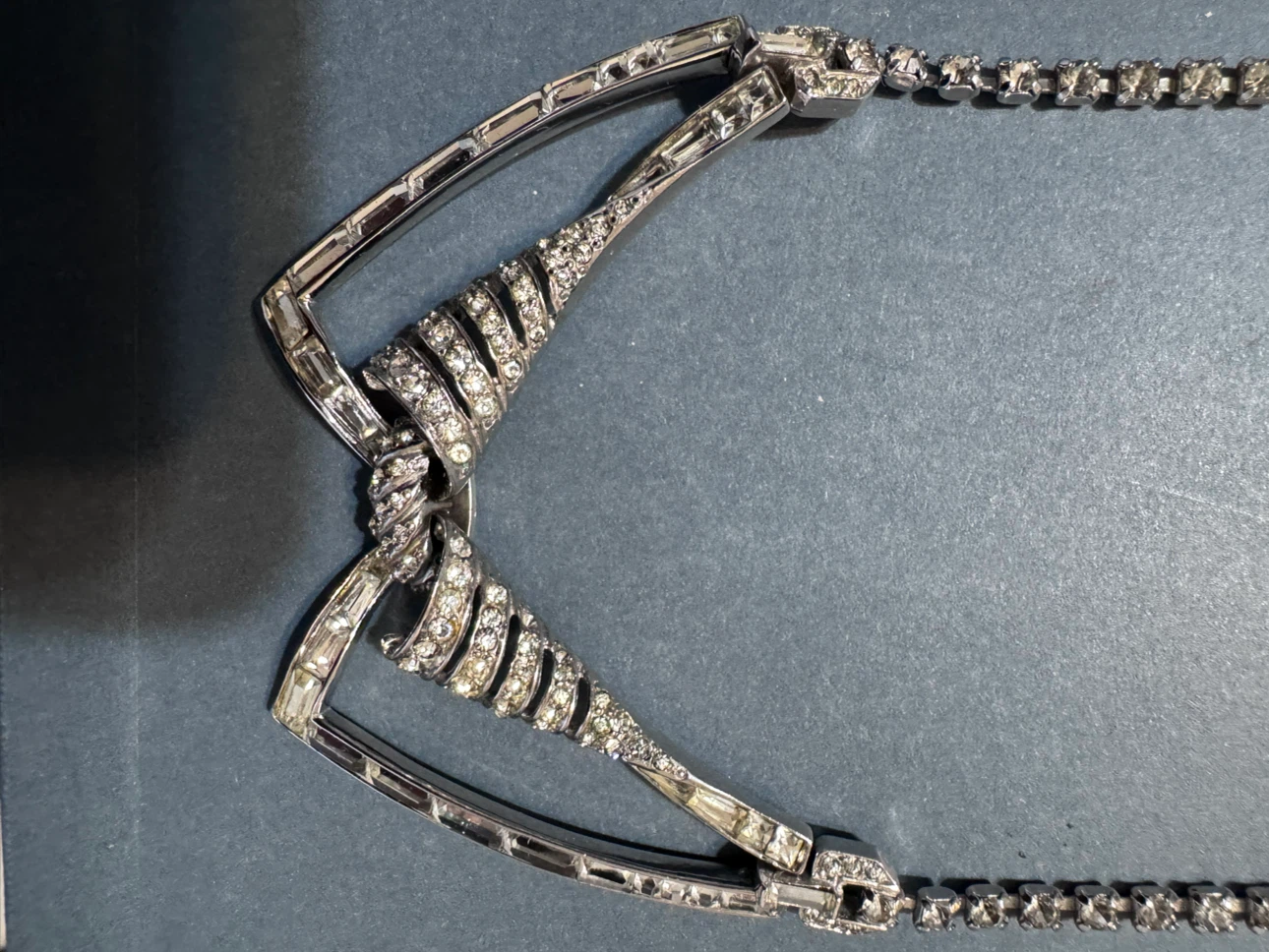 Vintage Boucher Rhinestone Necklace 5318 - photo 2