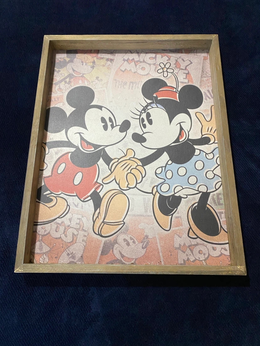 Disney Mickey & Minnie Mouse Framed Art ***