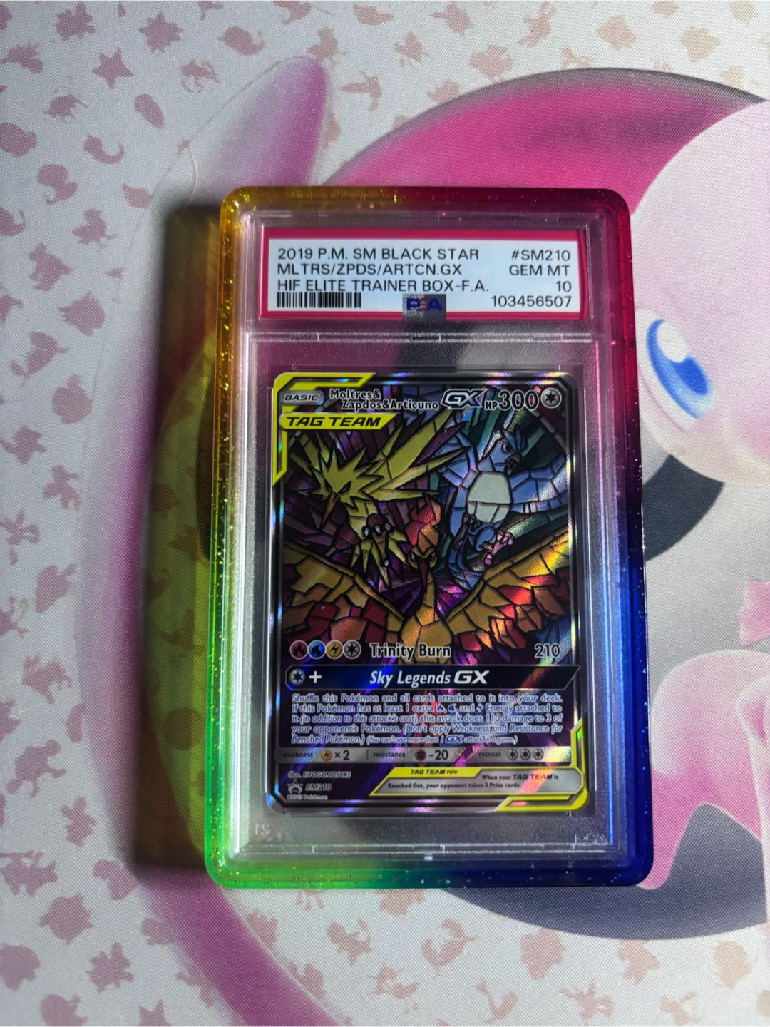 PSA 10 Moltres & Zapdos & Articuno GX SM210