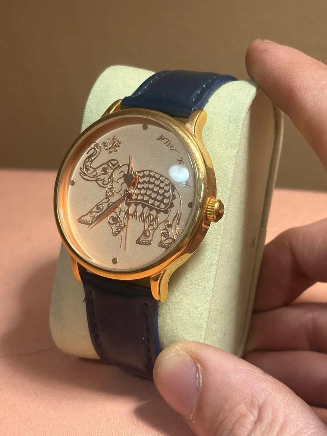 Betsey Johnson Henna Elephant wristwatch