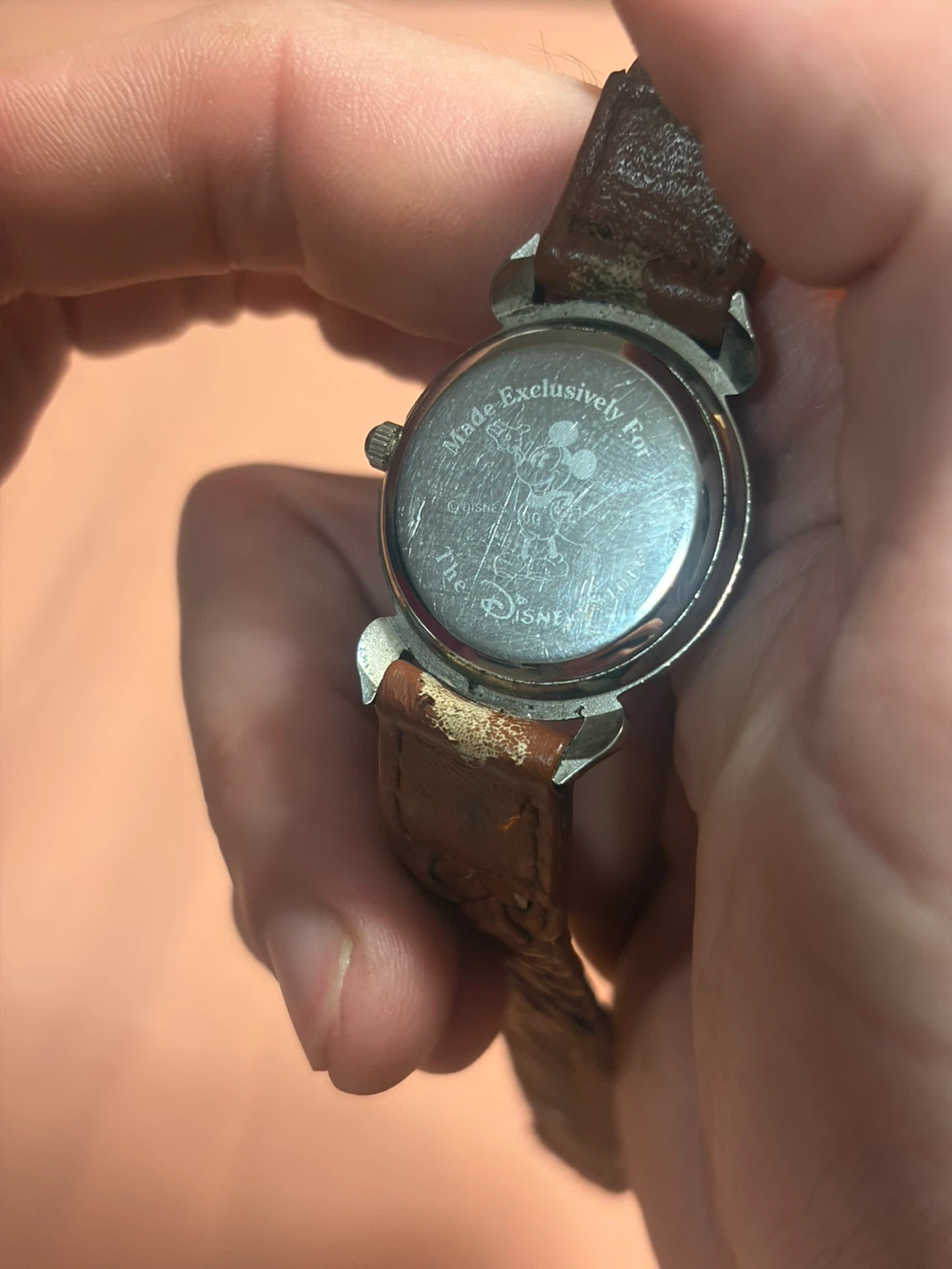 Timex Pocahontas woven brown leather strap, domed crystal watch - photo 5
