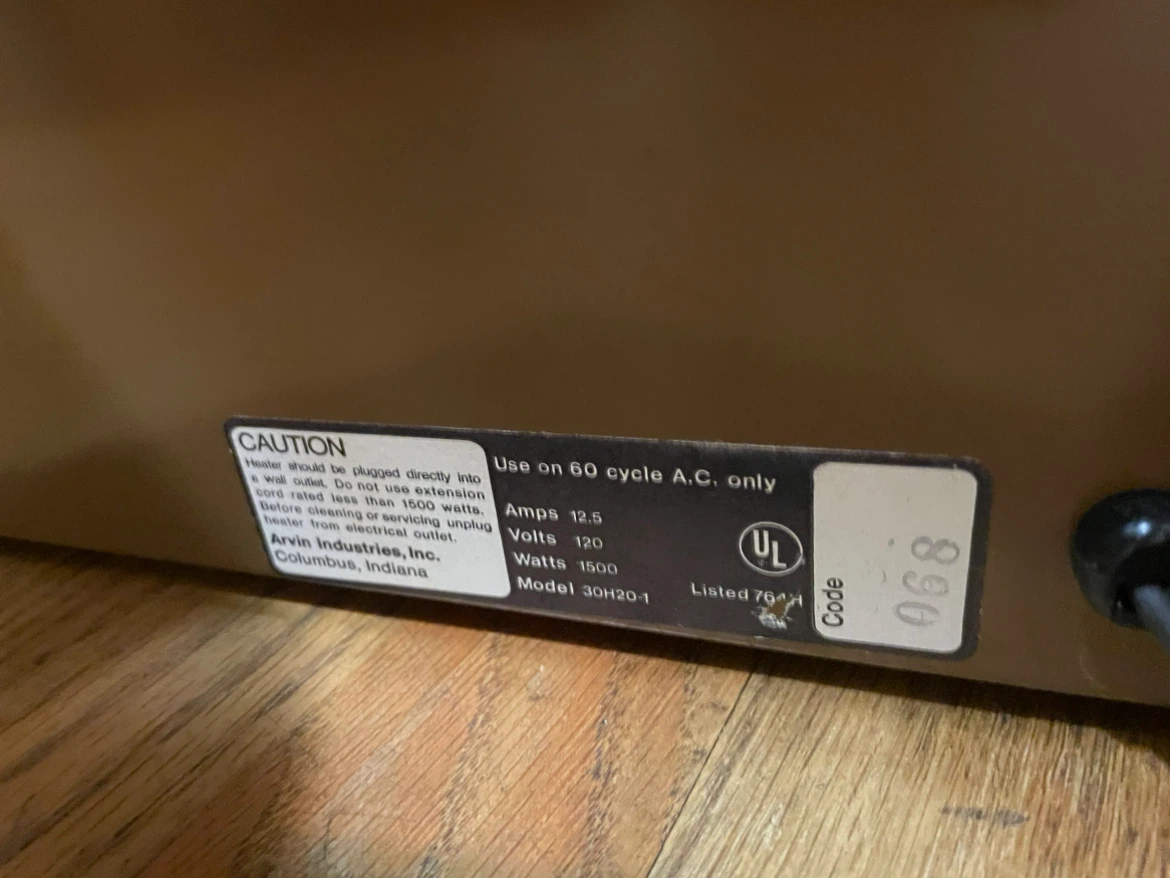 Arvin Two Heat Automatic Electric Heater - photo 4