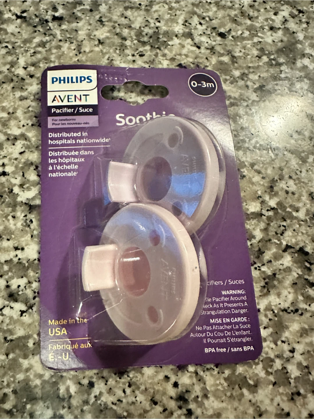 Philips Avent Soothie Pacifiers 0-3m