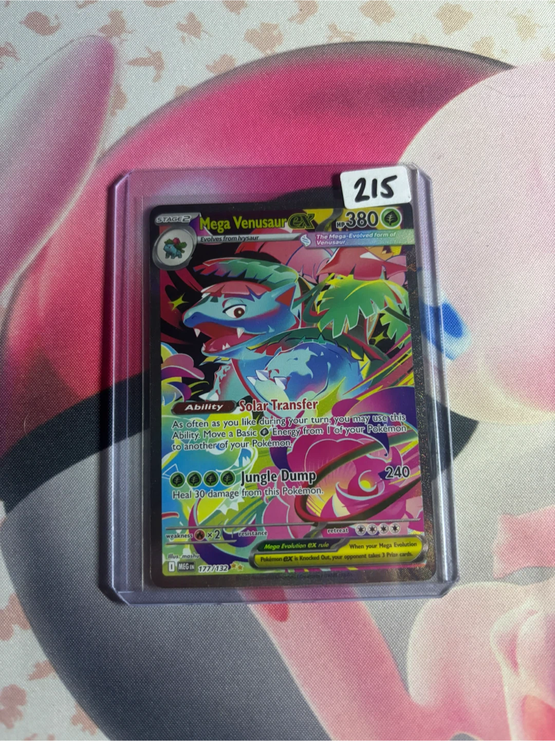 Mega Venusaur ex 177/132 Trading Card