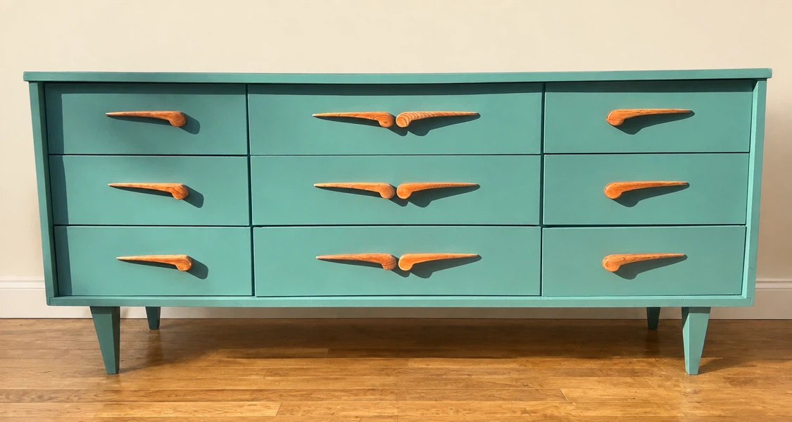 MCM 9-Drawer Dresser
