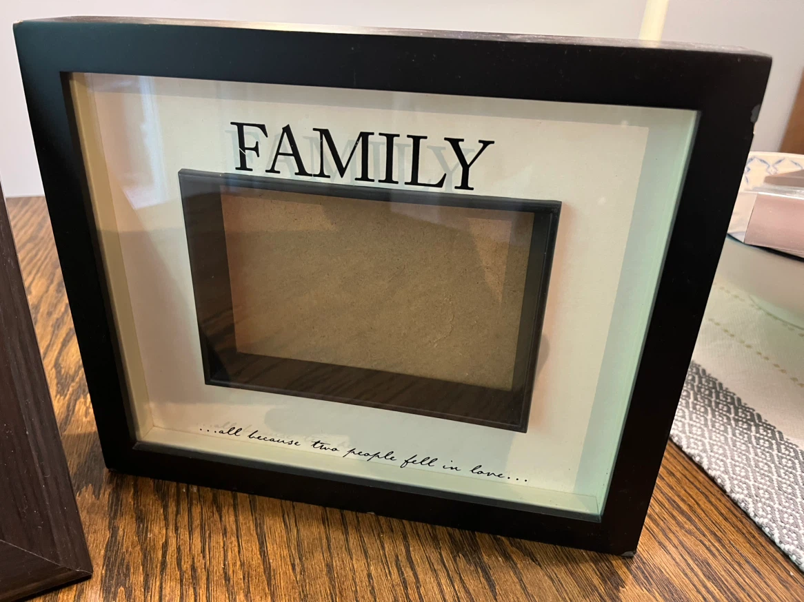 Black Family Shadow Box Picture Frame - photo 2