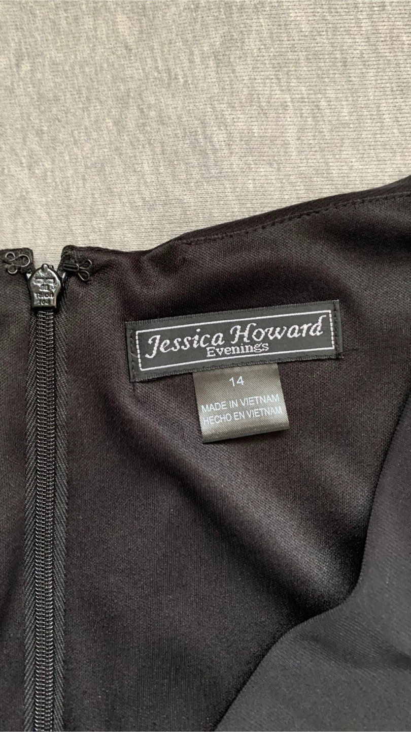 Jessica Howard Black ‘Evening’ Dress - Size 14 - photo 3