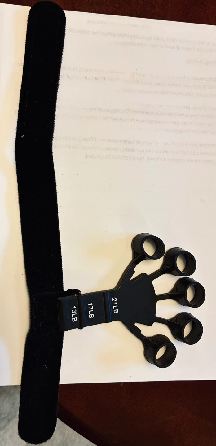 Finger Strength Exerciser Hand Grip Adjustable Resistance