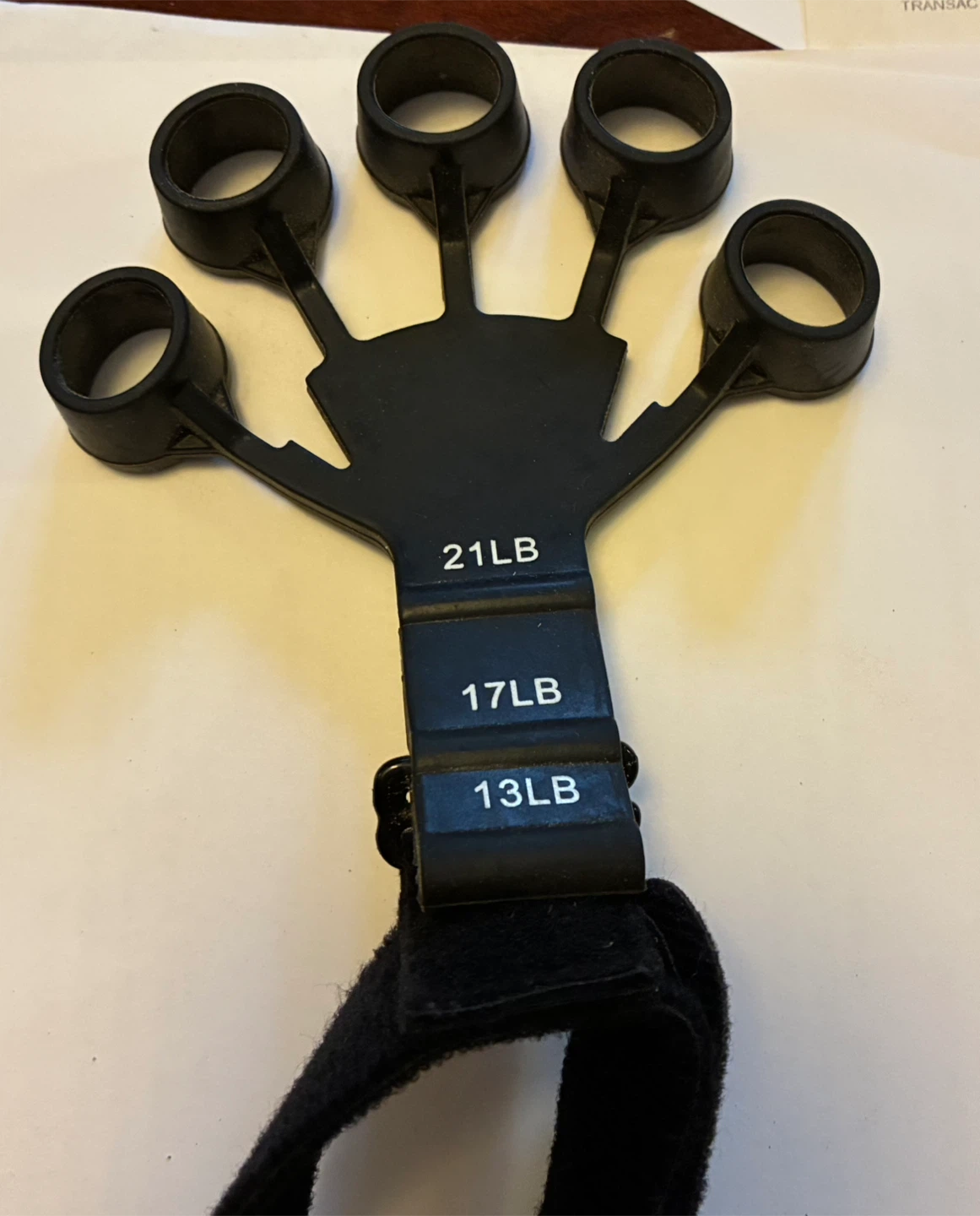 Finger Strength Exerciser Hand Grip Adjustable Resistance - photo 2