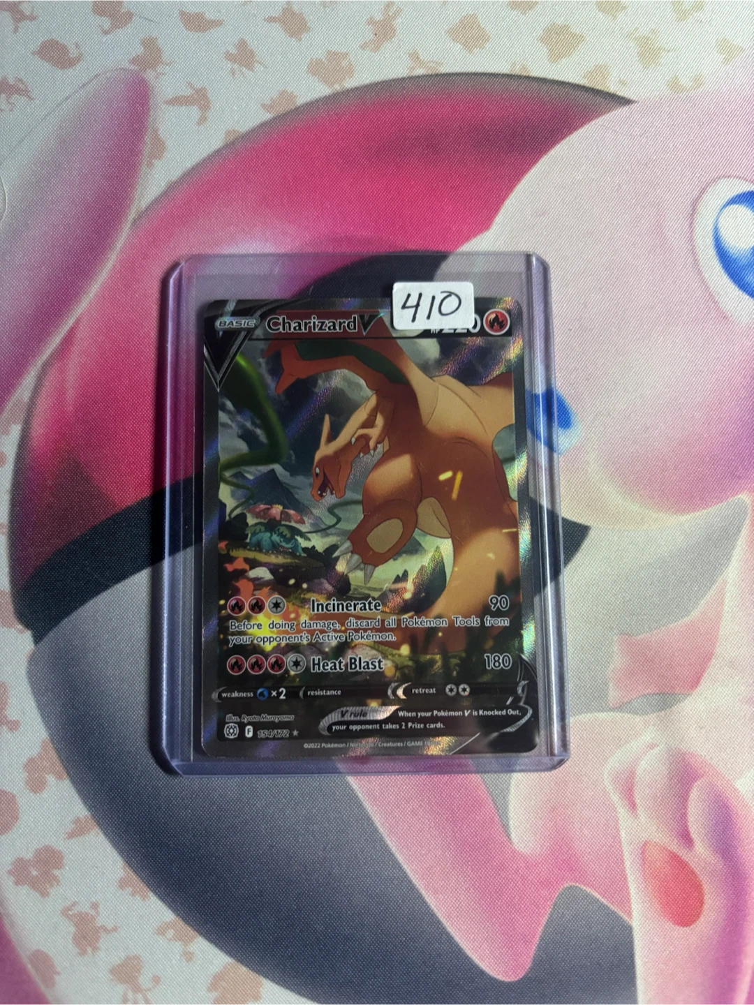 Charizard V Pokémon Trading Card 154/172