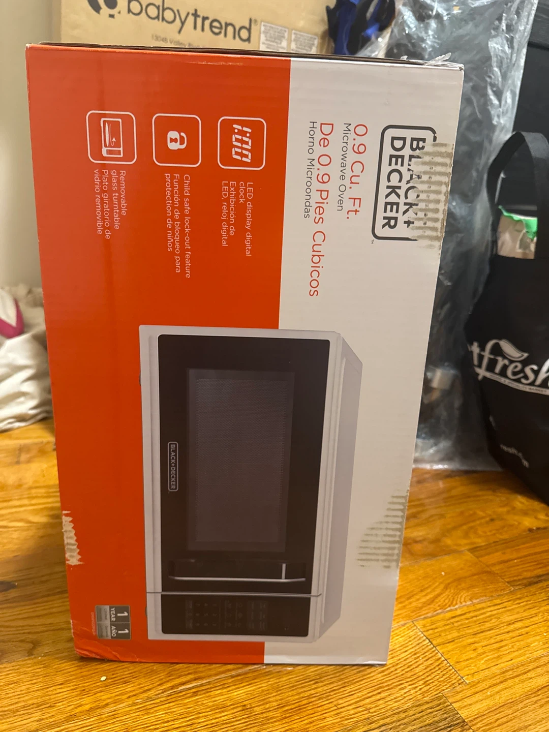 Black+Decker 0.9 Cu. Ft. Microwave Oven - photo 2