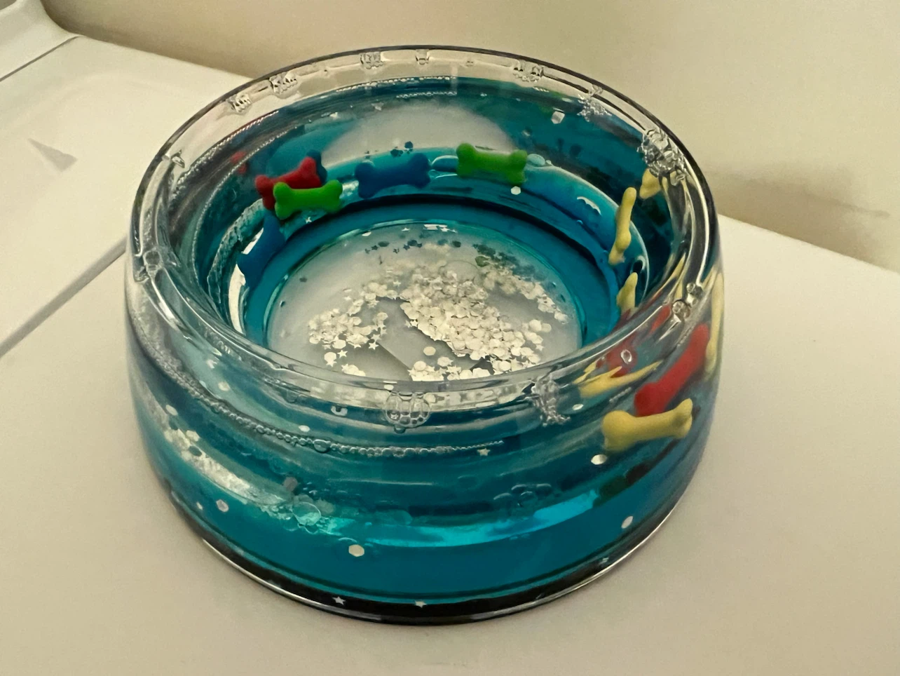 Top Paw Floater Bowl Blue