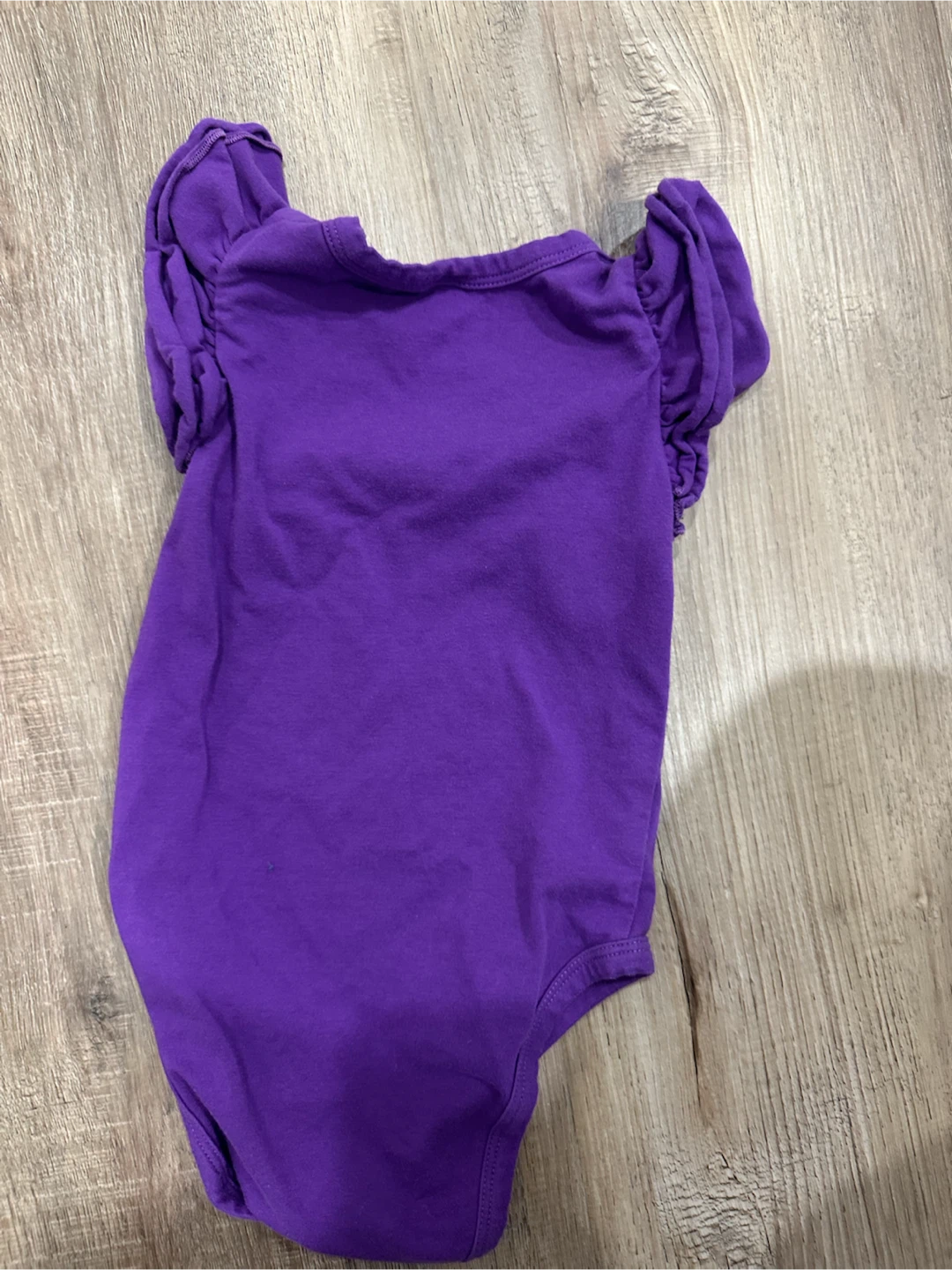 Disney Minnie Mouse Purple Baby Onesie – 9–12 Months - photo 2