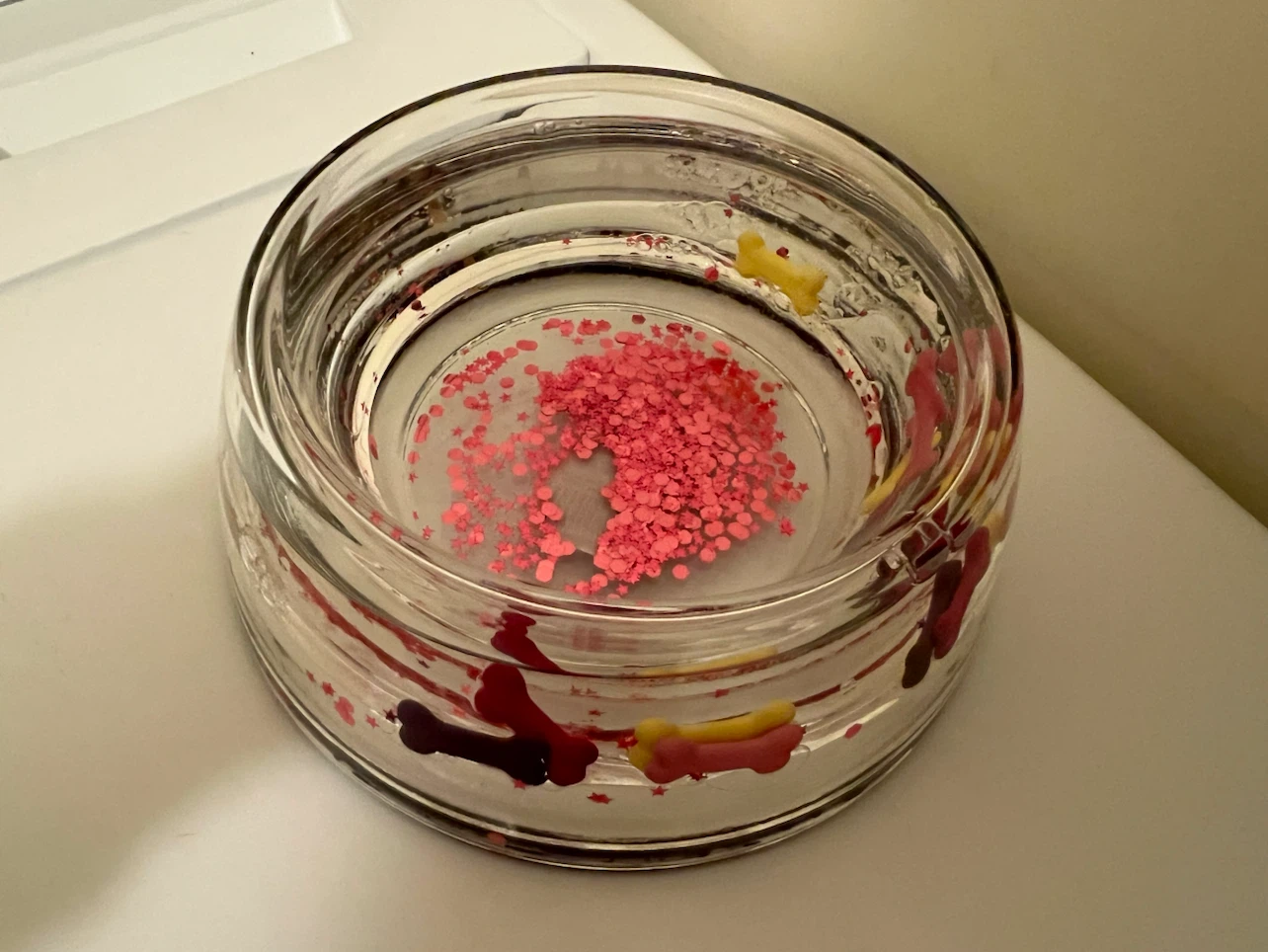 Top Paw Floater Bowl Pink