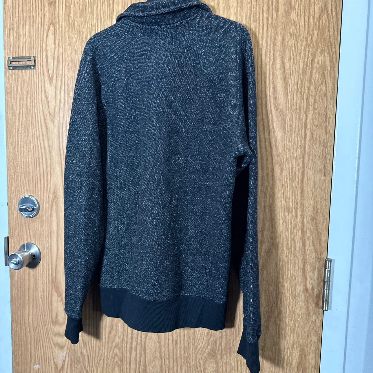 Roots Sweatshirt Men's Medium Charcoal Black Quarter Zip - photo 5