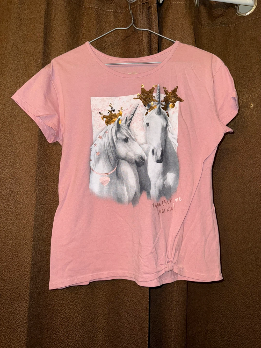 Justice Pink Unicorn T-Shirt
