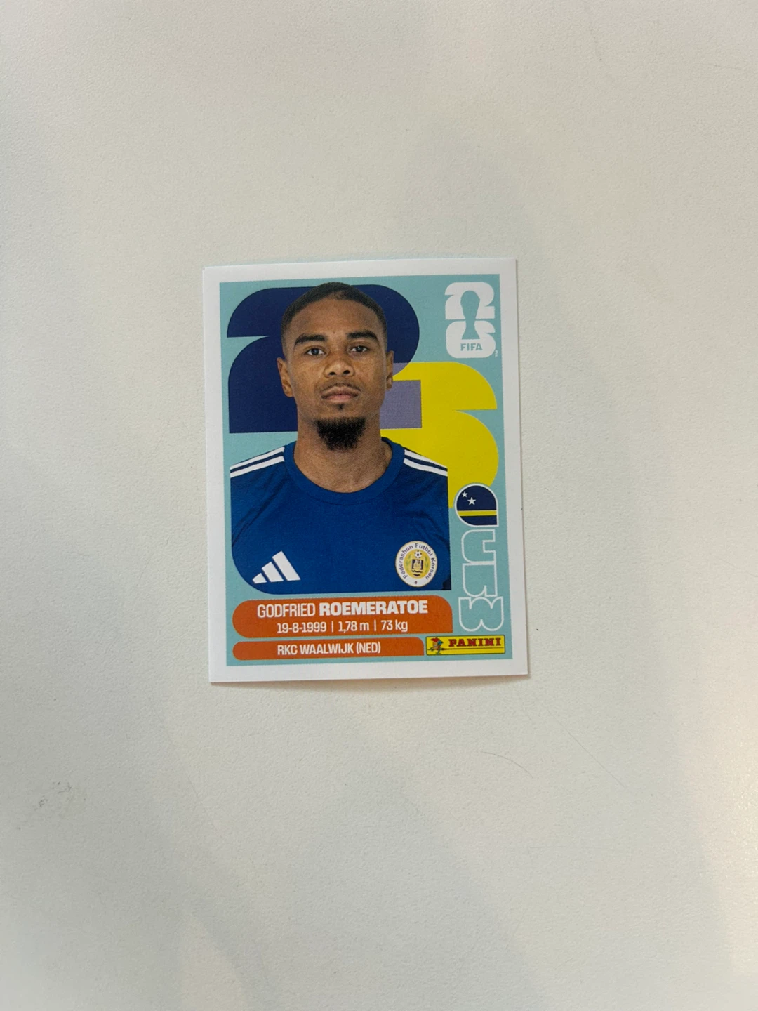 Godfried Roemeratoe Panini FIFA World Cup 2026 Sticker
