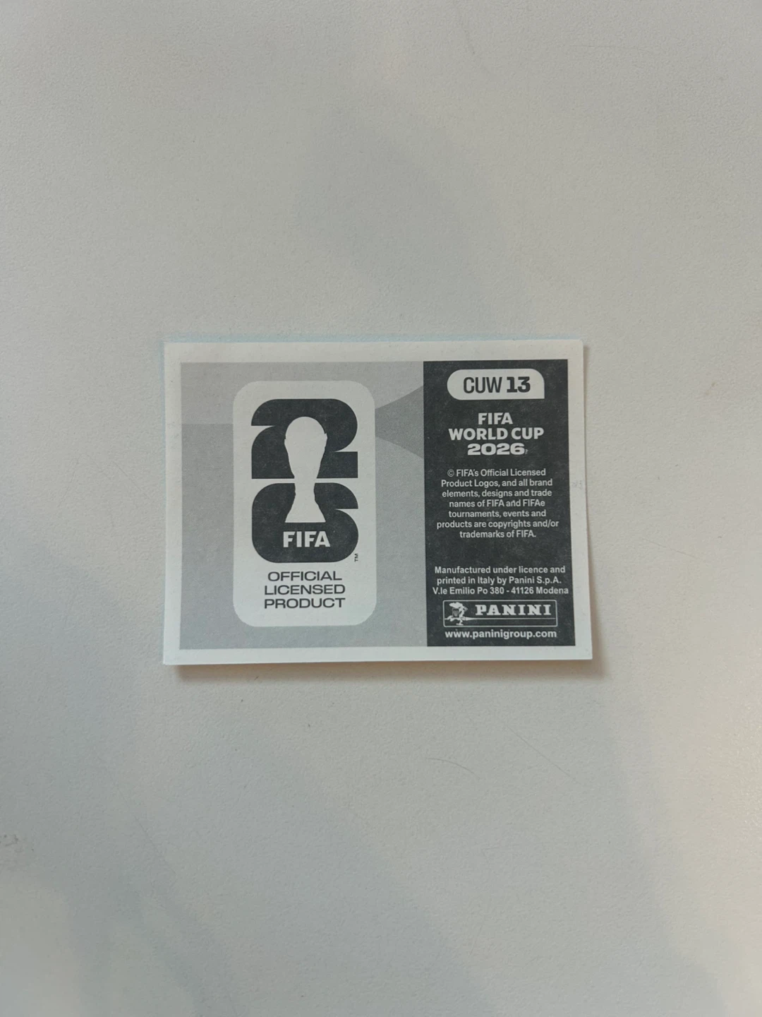Panini FIFA World Cup 2026 Curaçao Sticker - photo 2