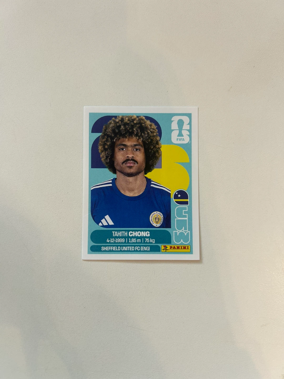 Panini FIFA World Cup 2026 Tahith Chong Sticker