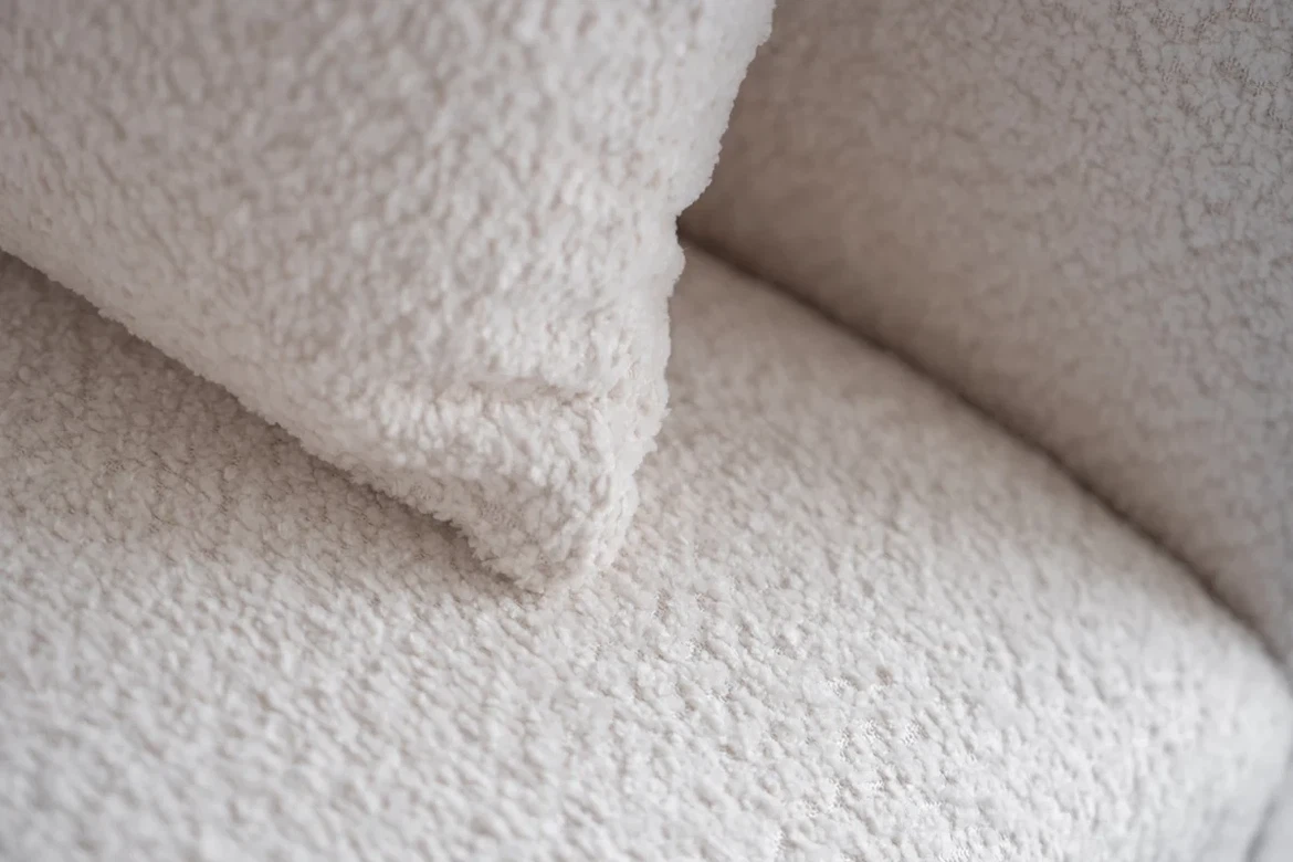 Boucle Sectional Sofa - photo 4
