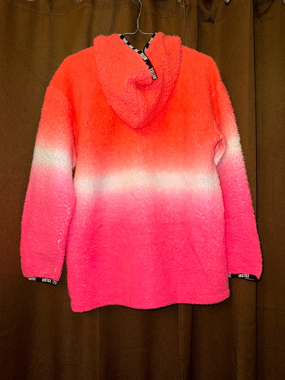 Justice Ombre Sherpa Quarter-Zip Hoodie - photo 2