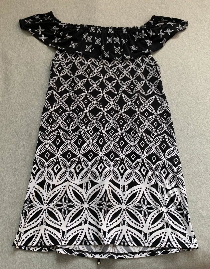 White House Black Market off-shoulder Tunic top - Size Small - photo 2