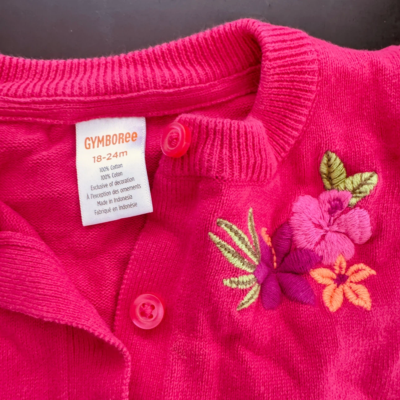2 Gymboree Hot Pink Cardigans - photo 2