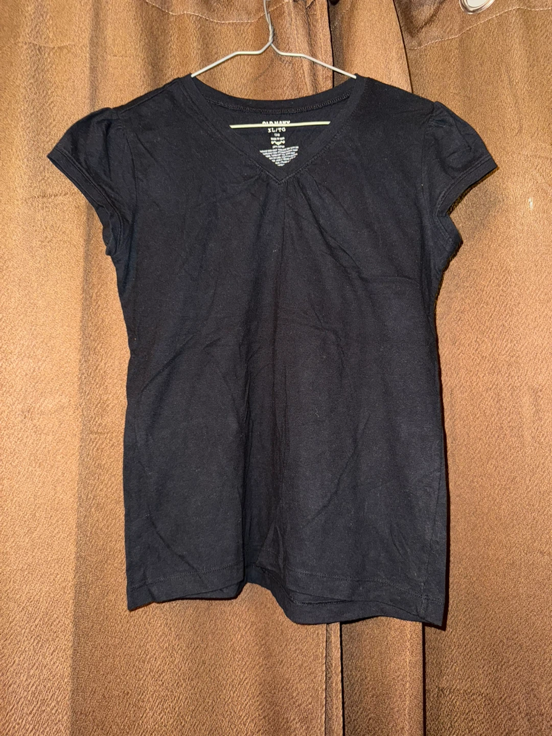 Old Navy Black V-Neck T-Shirt