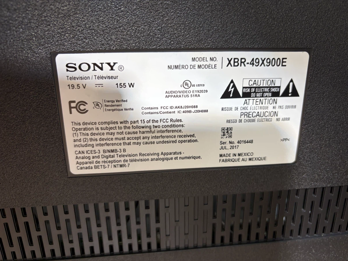 Sony XBR-49X900E 49 inch 4K Television - photo 4