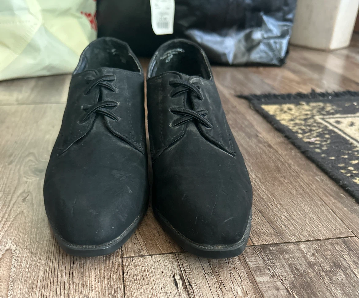 Black Lace-Up Shoes