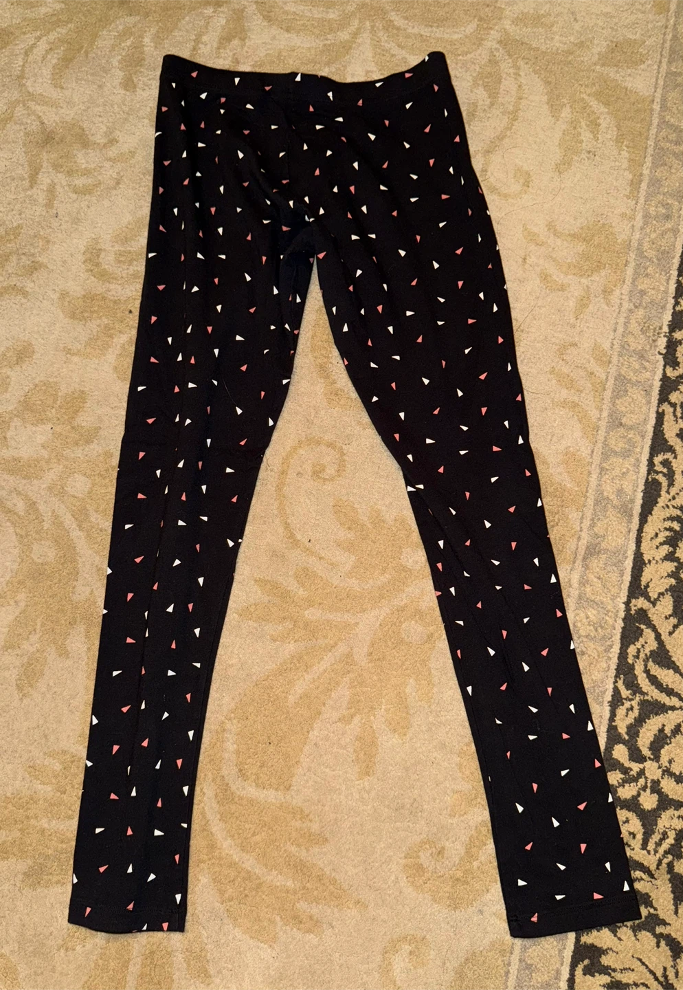 Walmart Black Geometric Print Leggings - photo 2