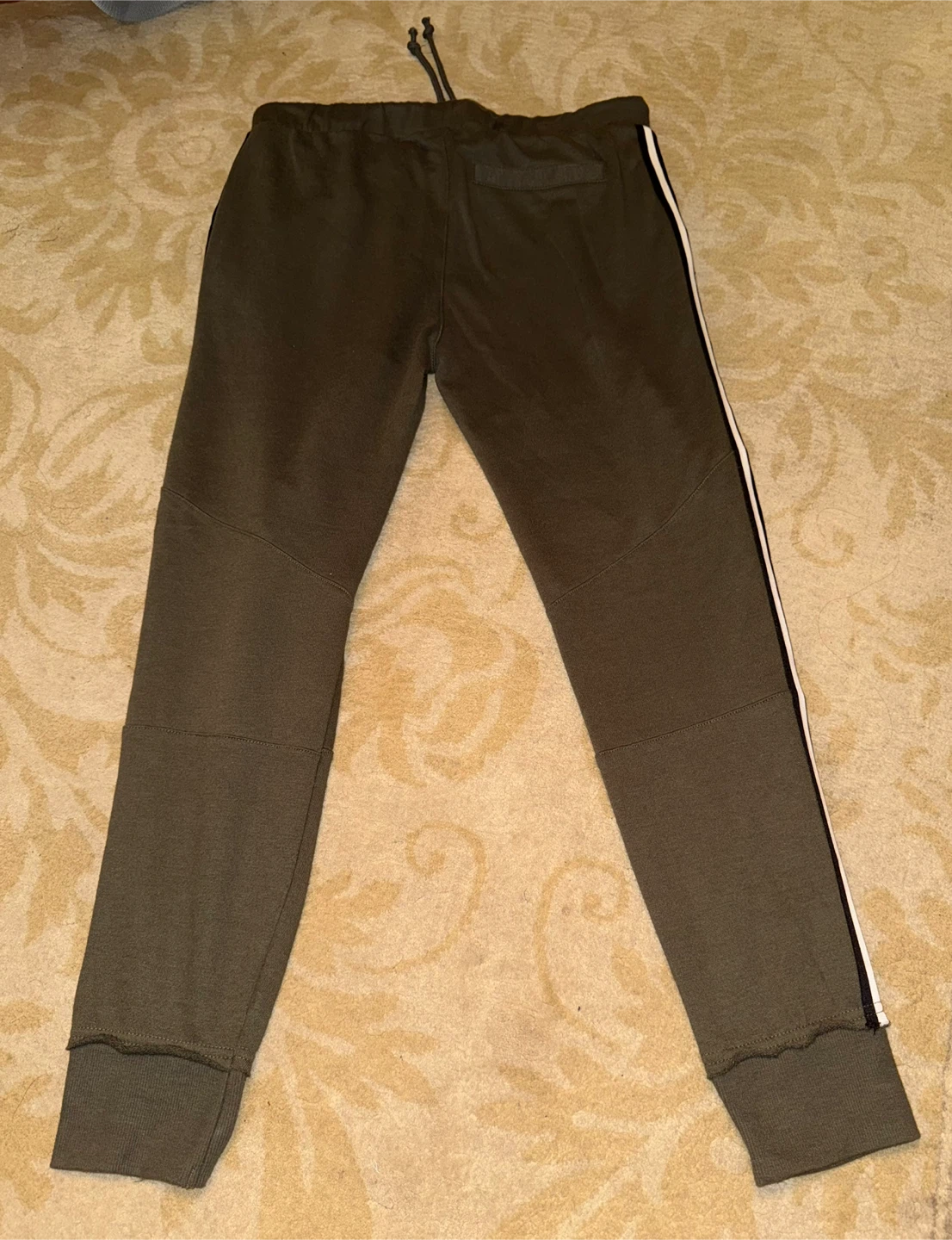 Revamped Olive Green Moto Jogger Pants - photo 2