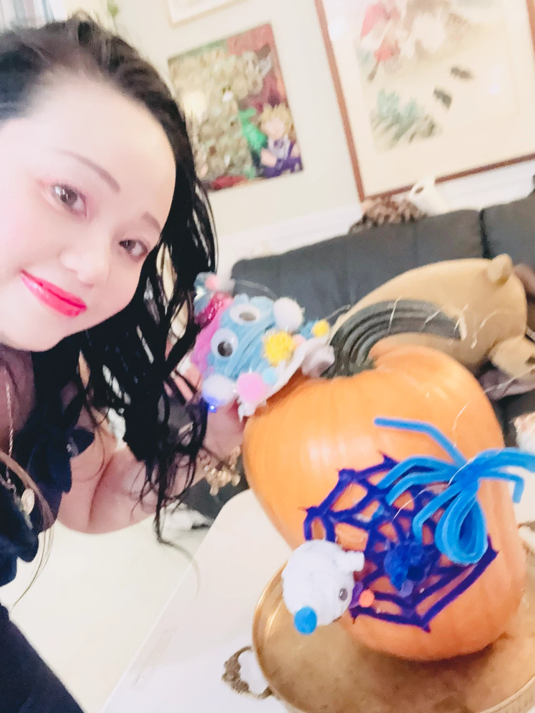 Handmade Halloween Pumpkin Decoration - photo 3