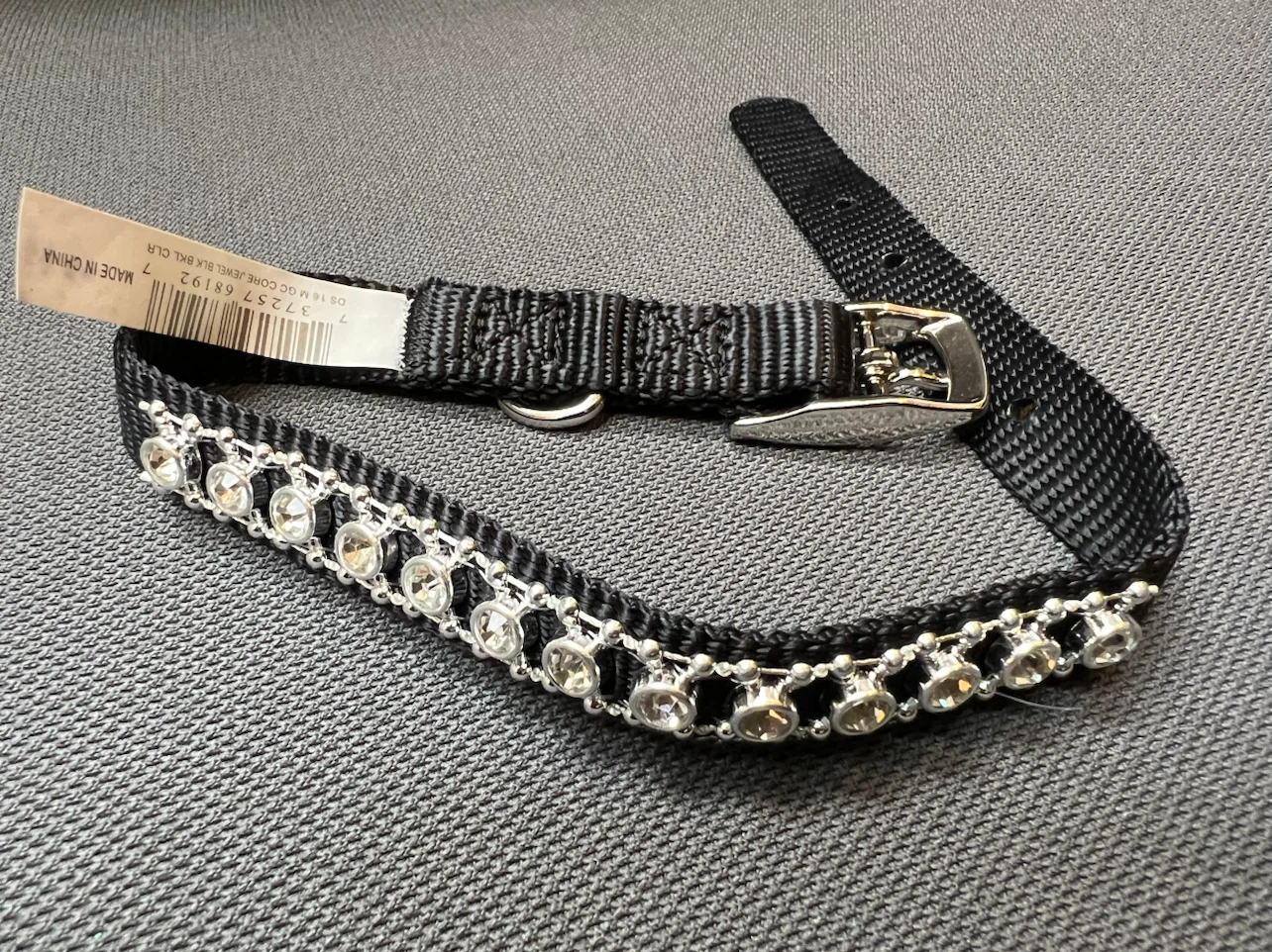 Black Rhinestone Pet Collars - photo 2