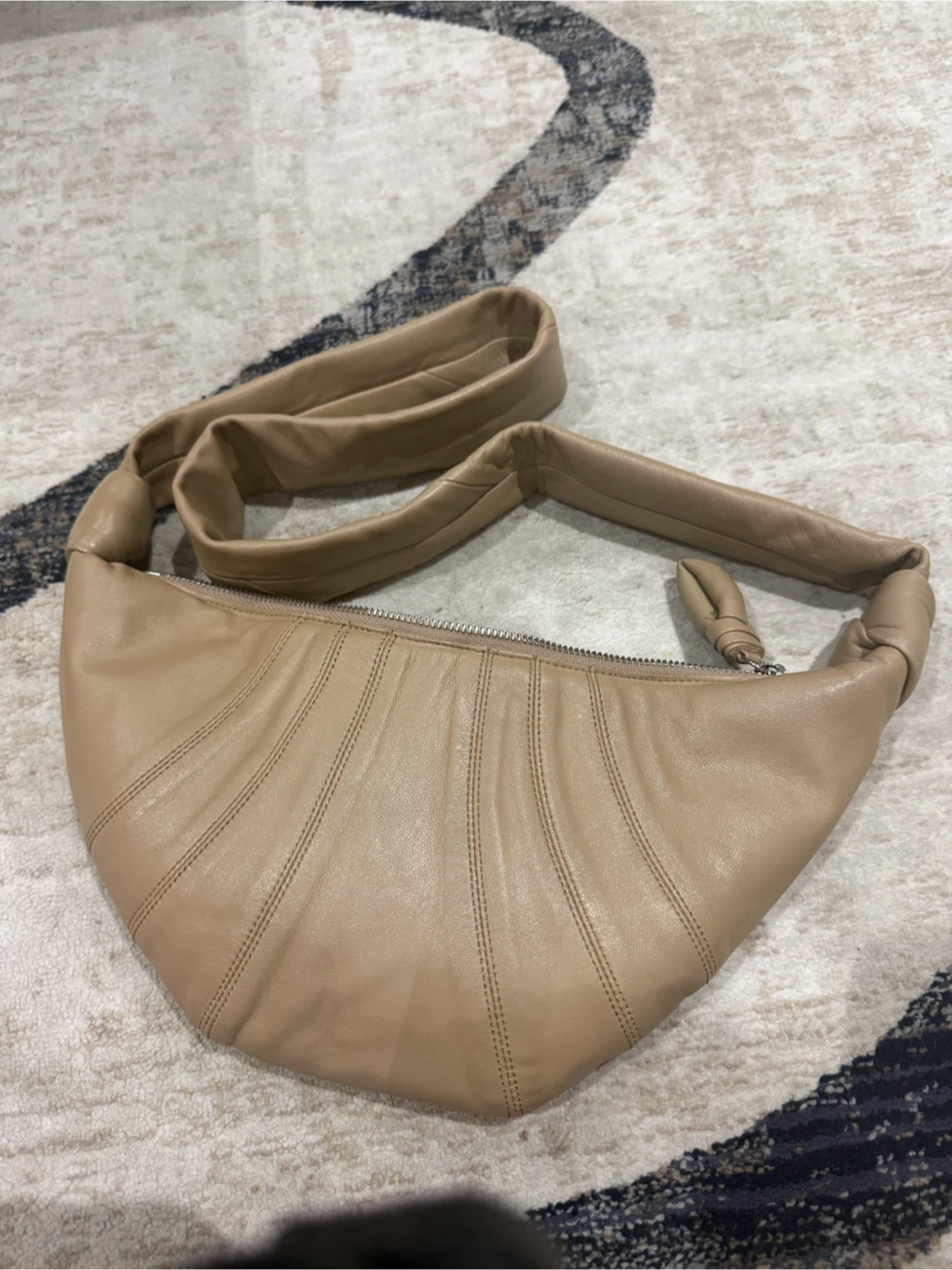 Lemaire Croissant Small Bag in Beige