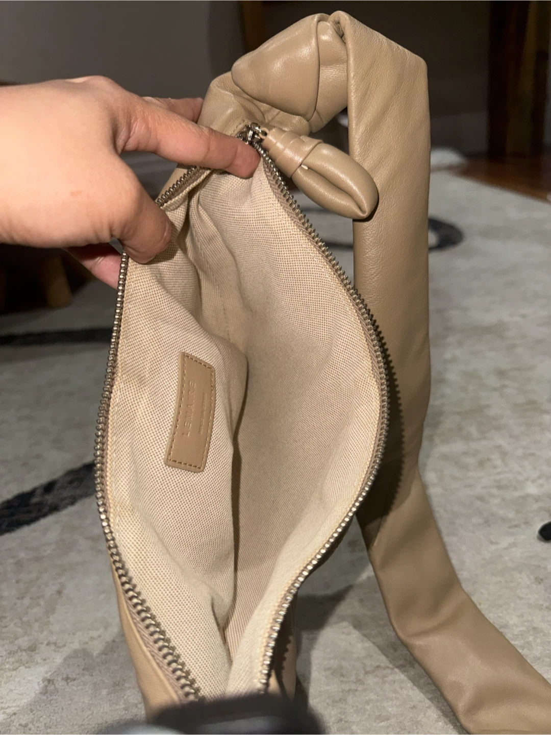 Lemaire Croissant Small Bag in Beige - photo 5